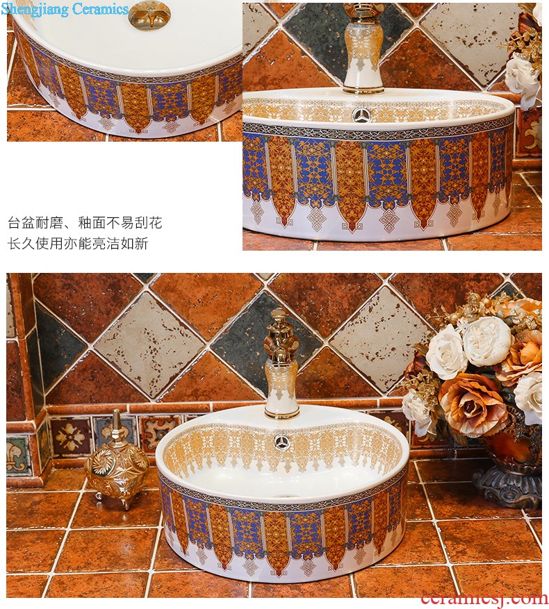 Lavabo ceramic column toilet bowl washing pool balcony sink lavatory toilet pillar landing