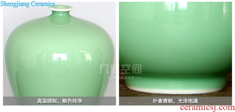 Jingdezhen ceramics household receive storage tank handmade silver Atlantic elegance general tank