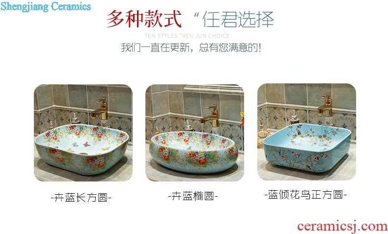 M the jingdezhen ceramic art basin mop mop pool glaze ChiFangYuan mop pool fire lotus 35 cm diameter