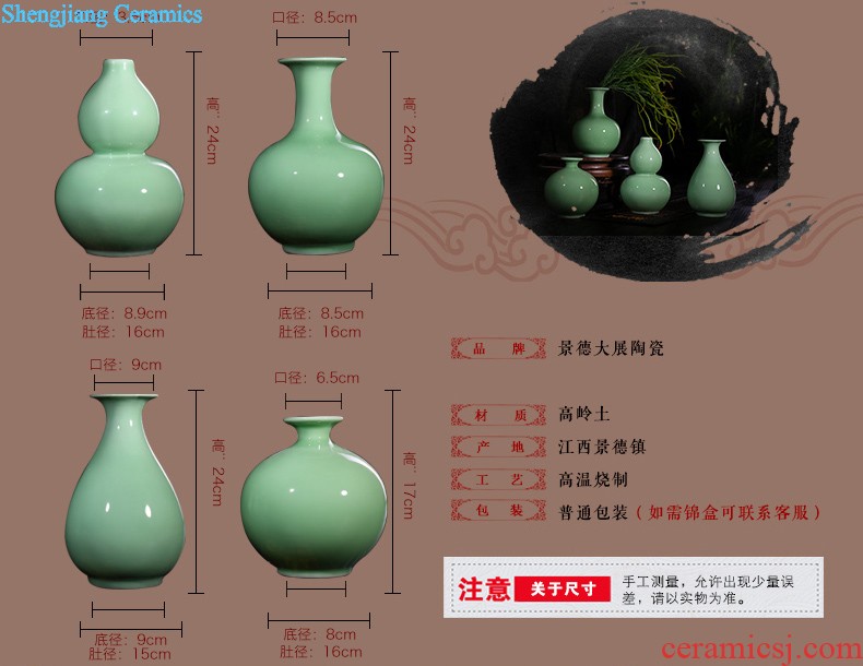 Ikea wine cabinet decoration vase furnishing articles jingdezhen sitting room of contemporary and contracted flower arranging lily creative decoration ceramics