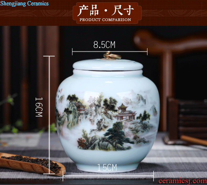 Jingdezhen ceramics antique blue and white porcelain vases, flower arrangement lucky bamboo vase home sitting room adornment is placed