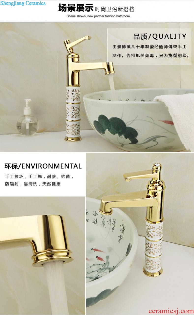 Mop pool wash basin balcony mop mop pool slot ceramics to large toilet mop pool floor type household