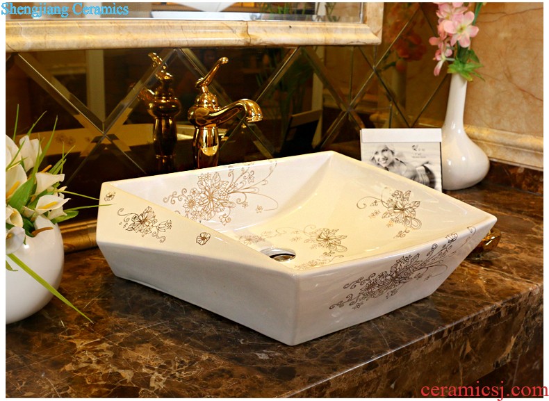 Koh larn, qi ceramic art basin mop mop pool ChiFangYuan one-piece mop pool size 35 cm style