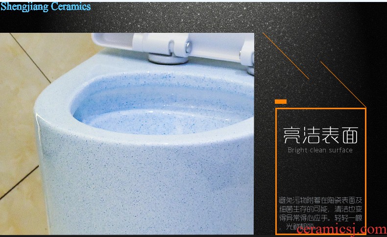 Toilet sanitary toilets siphon type household implement water-saving odor-proof slow down ceramic toilet