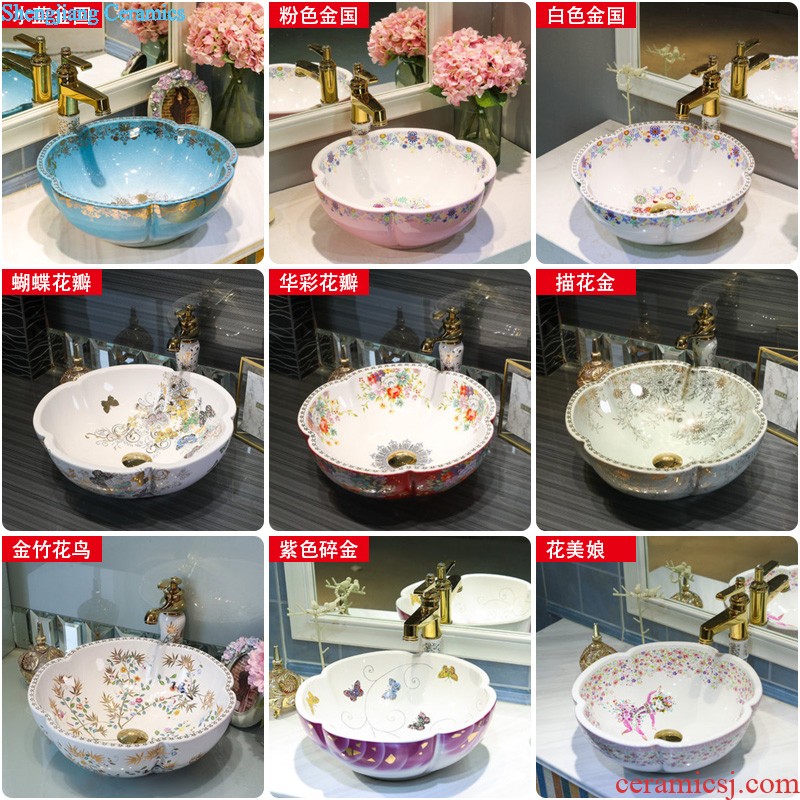 M beauty increase stage basin ceramic toilet lavabo that defend bath lavatory basin art wing texture