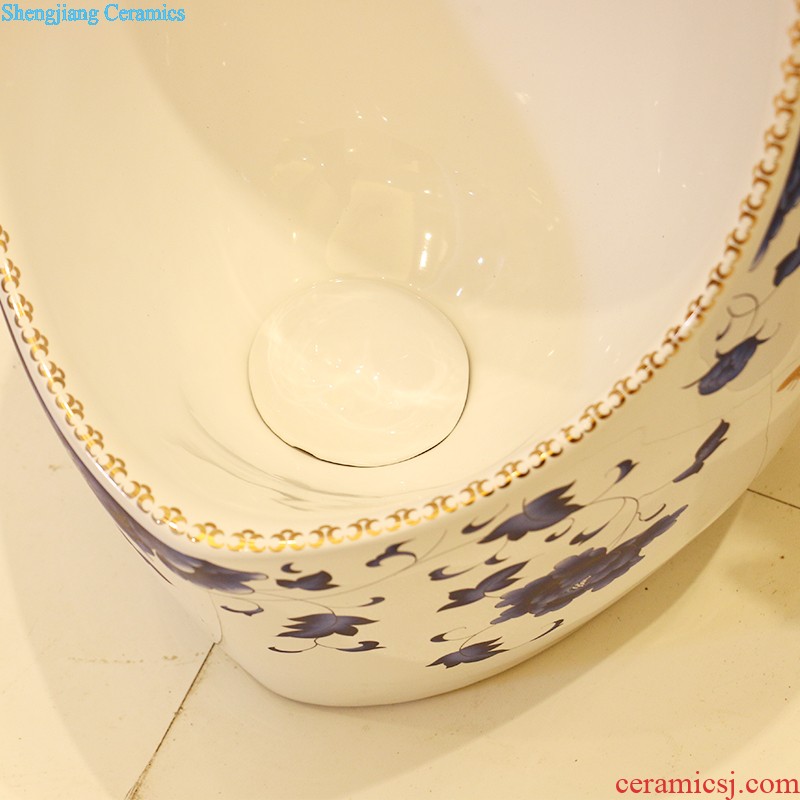 Koh larn, qi stage basin sink lavatory ceramic european-style bathroom art potted flower of the basin that wash a face