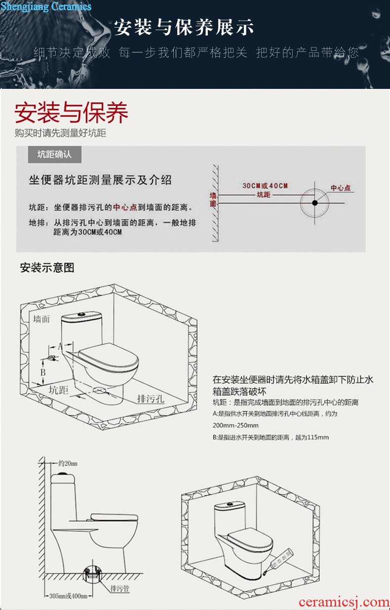 Lavabo ceramic column toilet bowl washing pool balcony sink lavatory toilet pillar landing