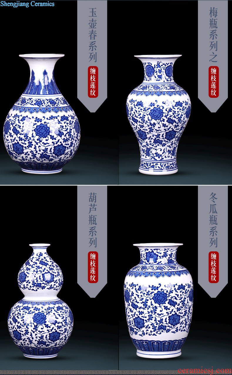 Creative jingdezhen ceramics vase furnishing articles hand-painted thin foetus ikea household act the role ofing is tasted sitting room adornment ark furnishing articles