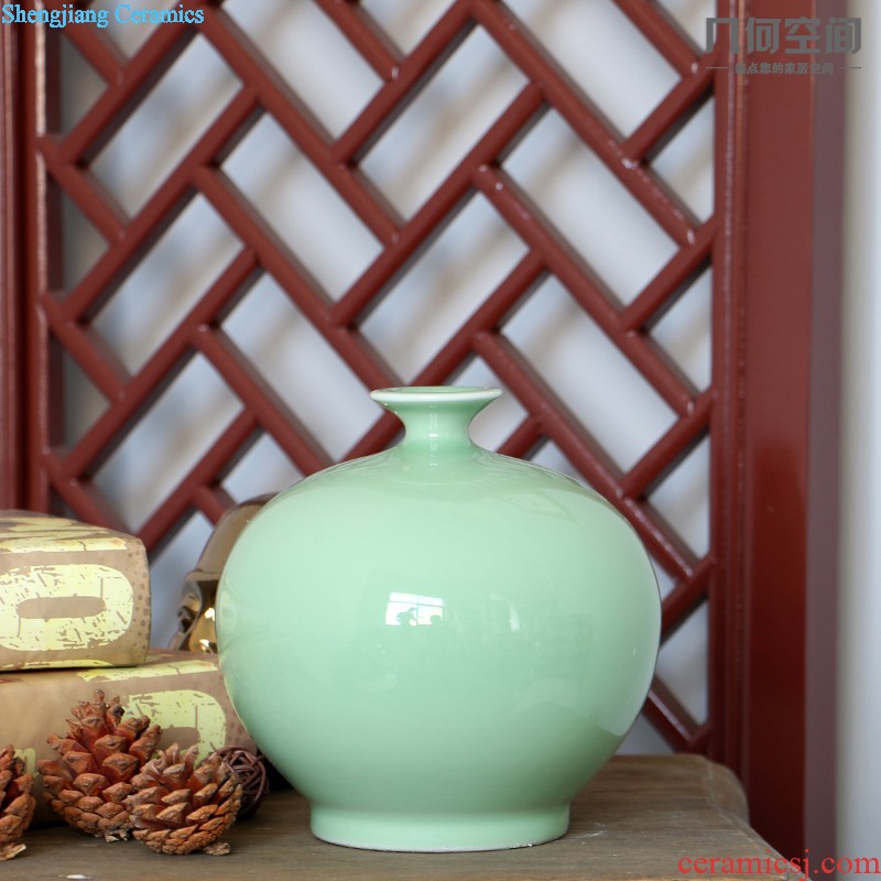 Jingdezhen ceramics household receive storage tank handmade silver Atlantic elegance general tank