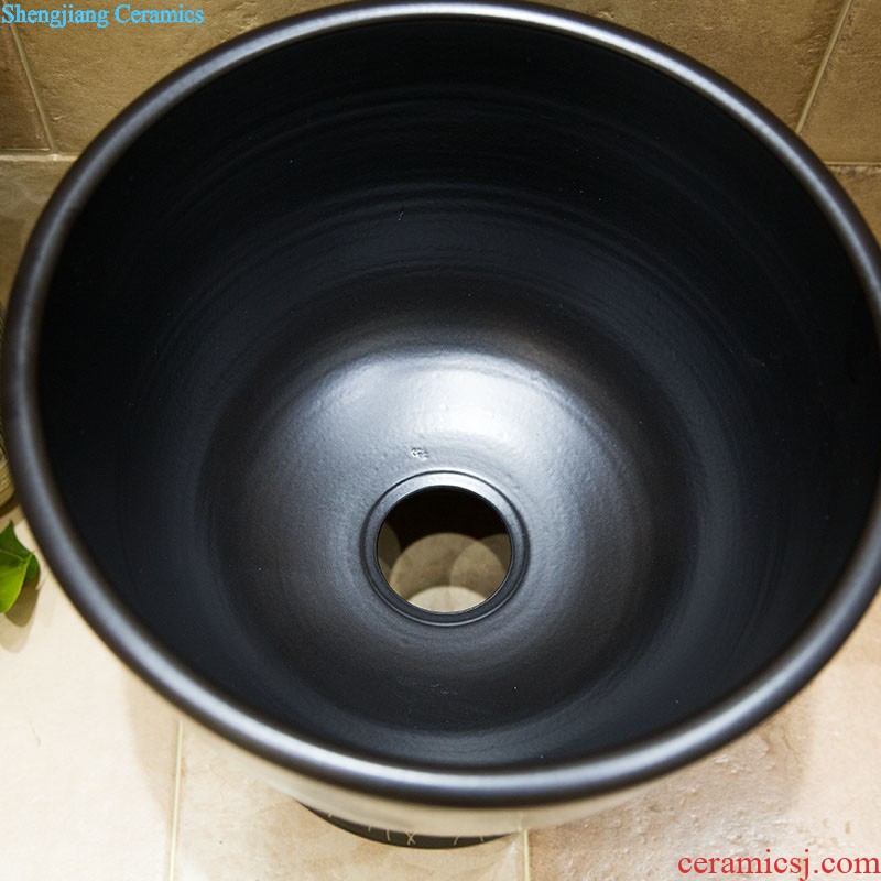 Post, qi basin stage basin round home the sink basin bathroom ceramic European art basin sinks