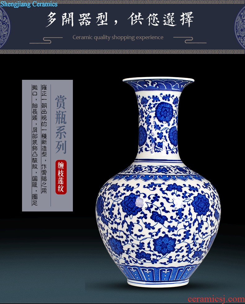 Creative jingdezhen ceramics vase furnishing articles hand-painted thin foetus ikea household act the role ofing is tasted sitting room adornment ark furnishing articles