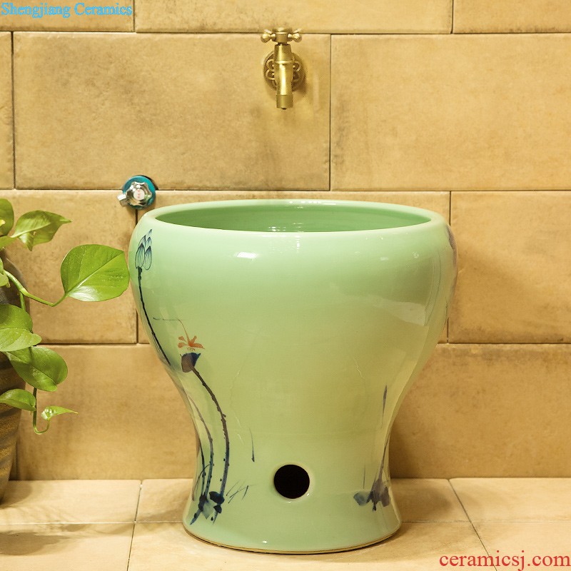 M beauty contracted ceramic toilet lavabo stage basin bathroom sinks porcelain white jade