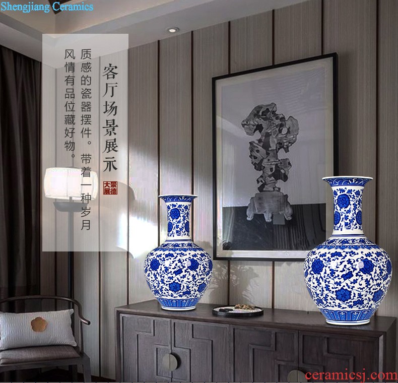 Creative jingdezhen ceramics vase furnishing articles hand-painted thin foetus ikea household act the role ofing is tasted sitting room adornment ark furnishing articles