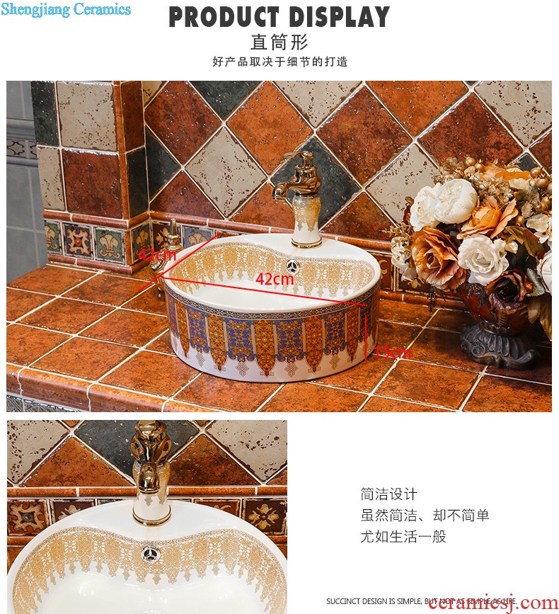 Lavabo ceramic column toilet bowl washing pool balcony sink lavatory toilet pillar landing