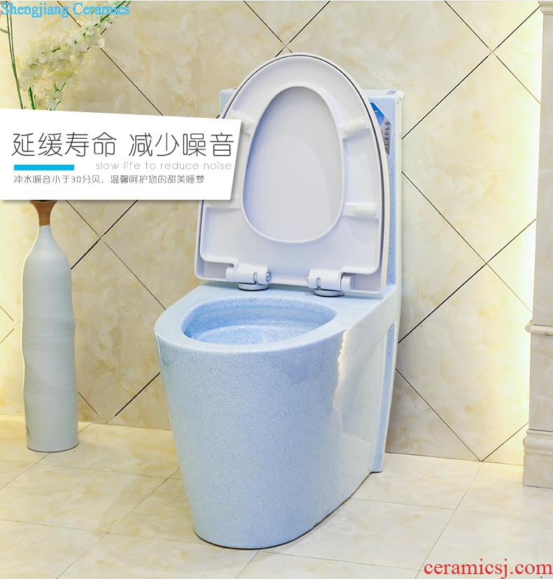 Toilet sanitary toilets siphon type household implement water-saving odor-proof slow down ceramic toilet