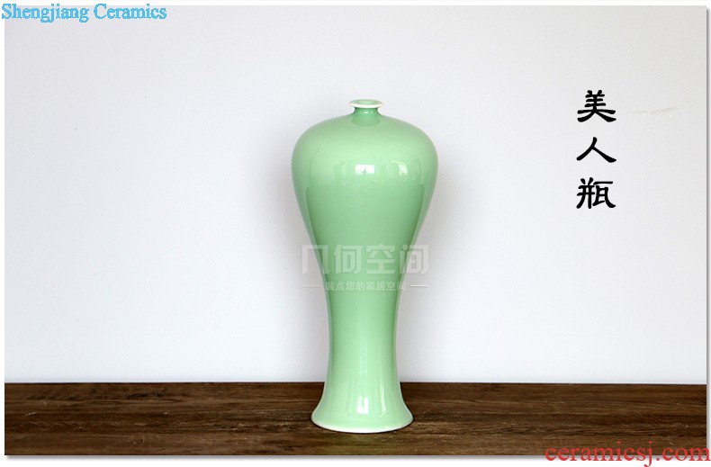 Jingdezhen ceramics household receive storage tank handmade silver Atlantic elegance general tank