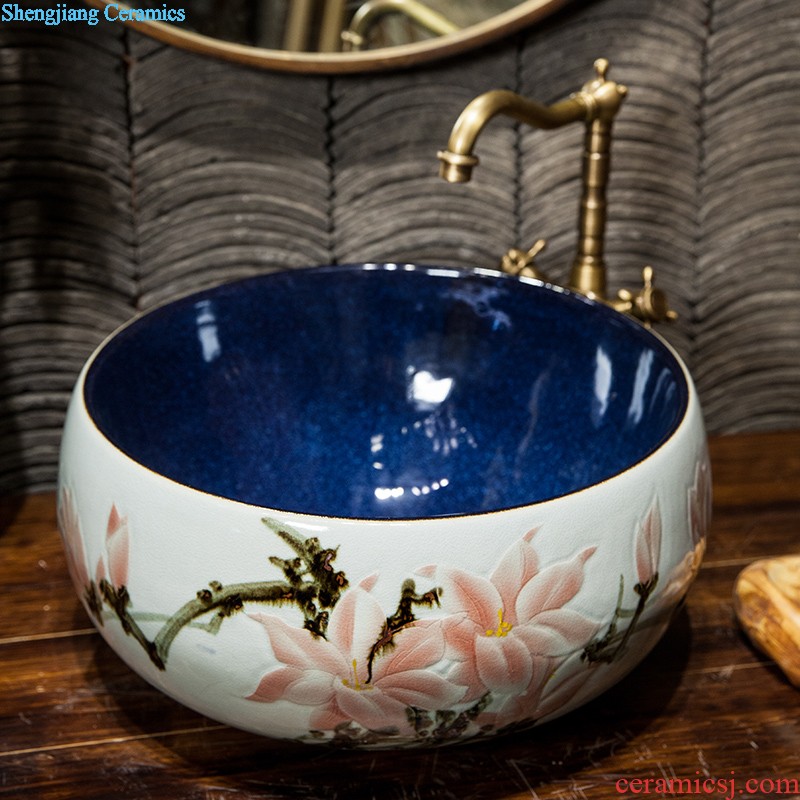 Koh larn, qi stage basin sink lavatory ceramic european-style bathroom art basin of the basin that wash a face