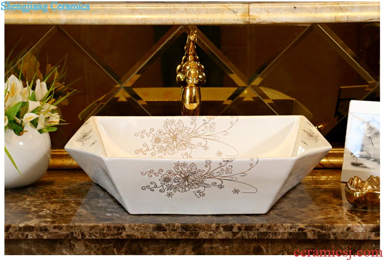 Koh larn, qi ceramic art basin mop mop pool ChiFangYuan one-piece mop pool size 35 cm style