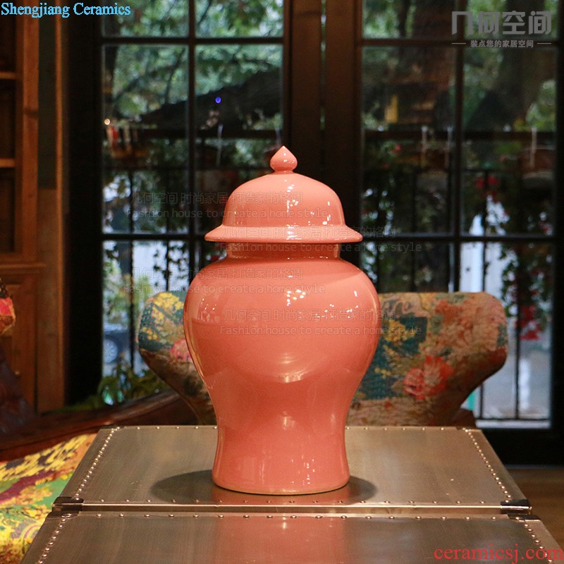 Pink space geometry 】 【 general cans ceramic vases, furnishing articles Soft outfit stylist decorate restaurant decoration