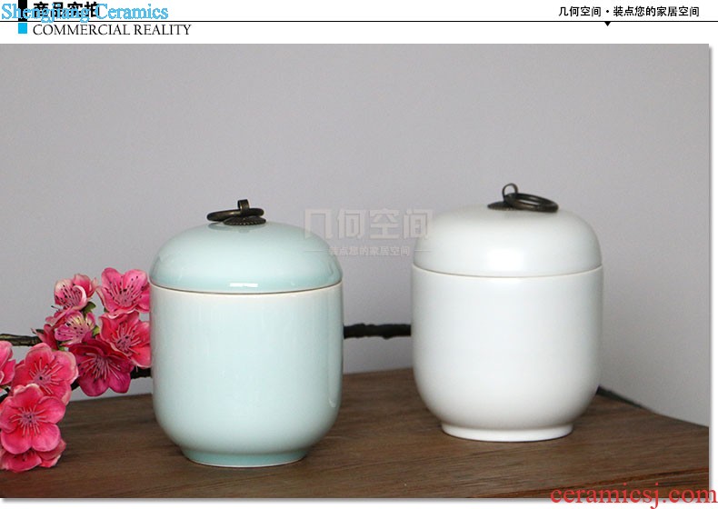 Jingdezhen glaze color solid-colored mei bottles Ceramic vases, flower flower implement Fashionable household craft ornaments ornament