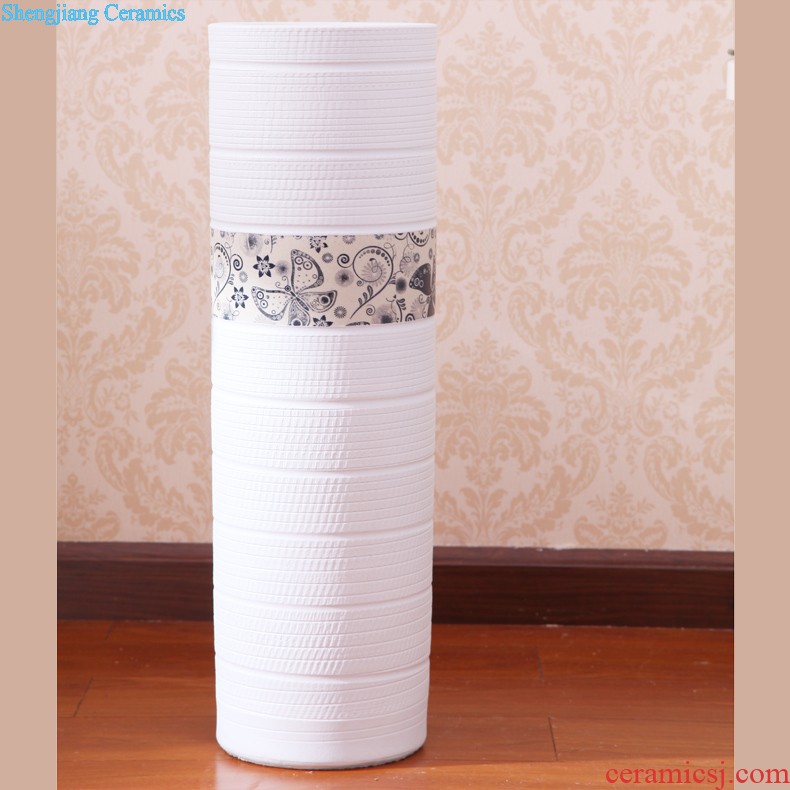 Jingdezhen ceramic vase color glaze kiln vase now landing contracted sitting room hotel villa clubhouse furnishing articles