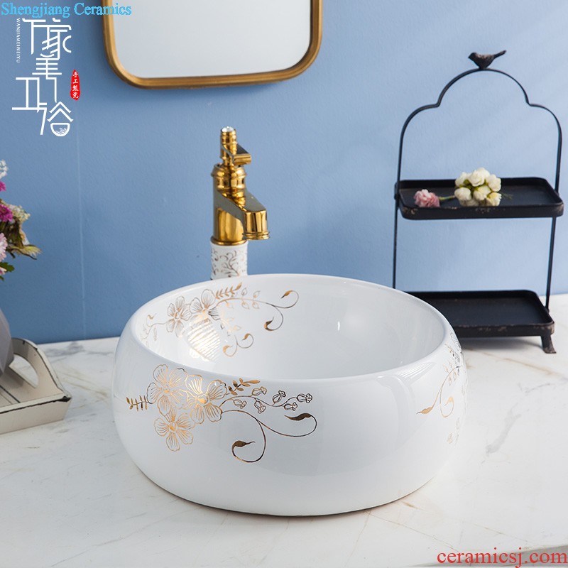 The oval art basin stage basin on the ceramic toilet lavabo lavatory ceramic face basin basin