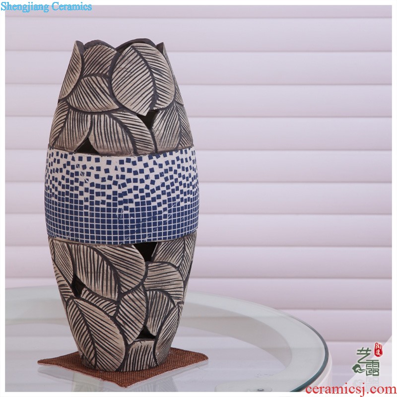 Contemporary and contracted sitting room creative flower arranging furnishing articles home decoration ceramic hydroponic dried flower vase floral arrangements