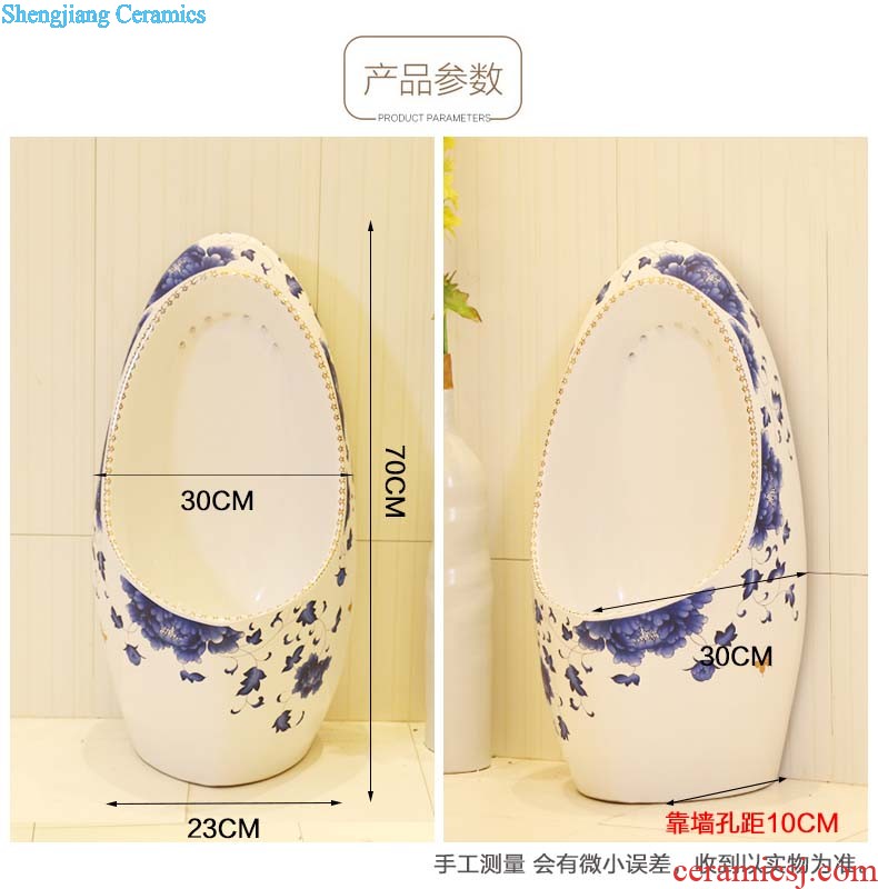 Koh larn, qi stage basin sink lavatory ceramic european-style bathroom art potted flower of the basin that wash a face