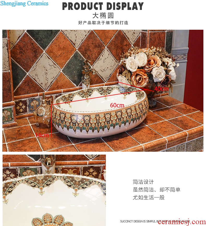 Lavabo ceramic column toilet bowl washing pool balcony sink lavatory toilet pillar landing