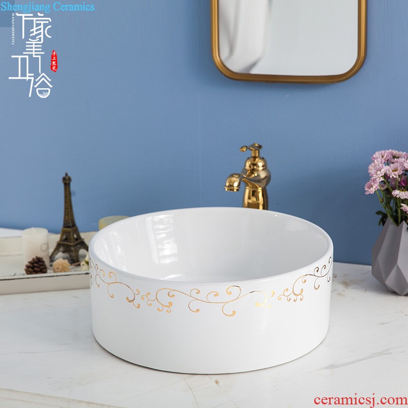 The stage basin sink lavatory ceramic european-style bathroom art basin of the basin that wash a face