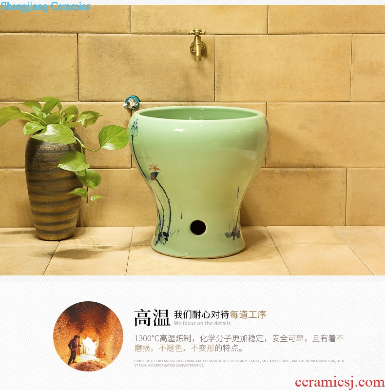 M beauty contracted ceramic toilet lavabo stage basin bathroom sinks porcelain white jade