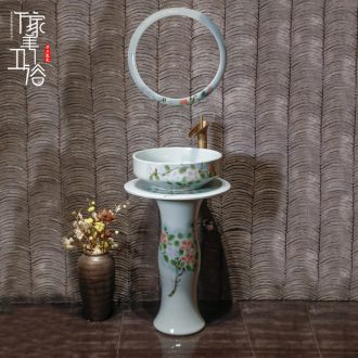 Small basin of wash one vertical integrated basin ceramic column type washs a face basin bathroom column column vertical floor type