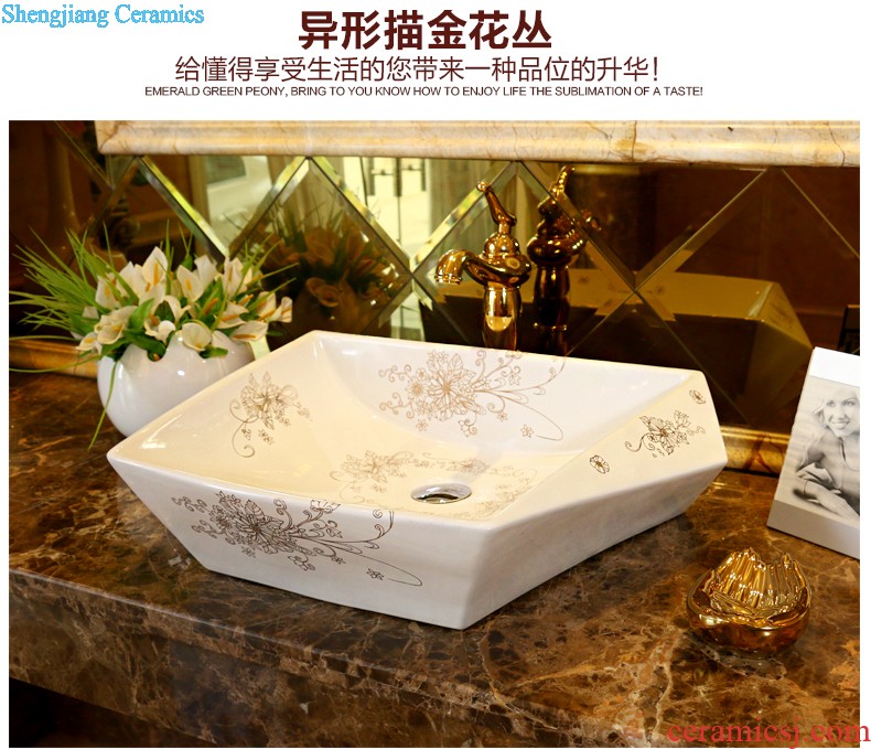 Koh larn, qi ceramic art basin mop mop pool ChiFangYuan one-piece mop pool size 35 cm style