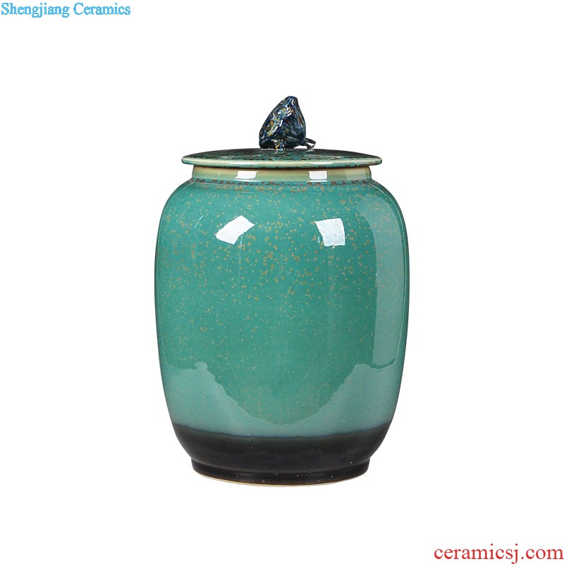 Jingdezhen ceramic vases, furnishing articles The sitting room flower arranging Blue and white porcelain vase modern household decorates sitting room furnishing articles