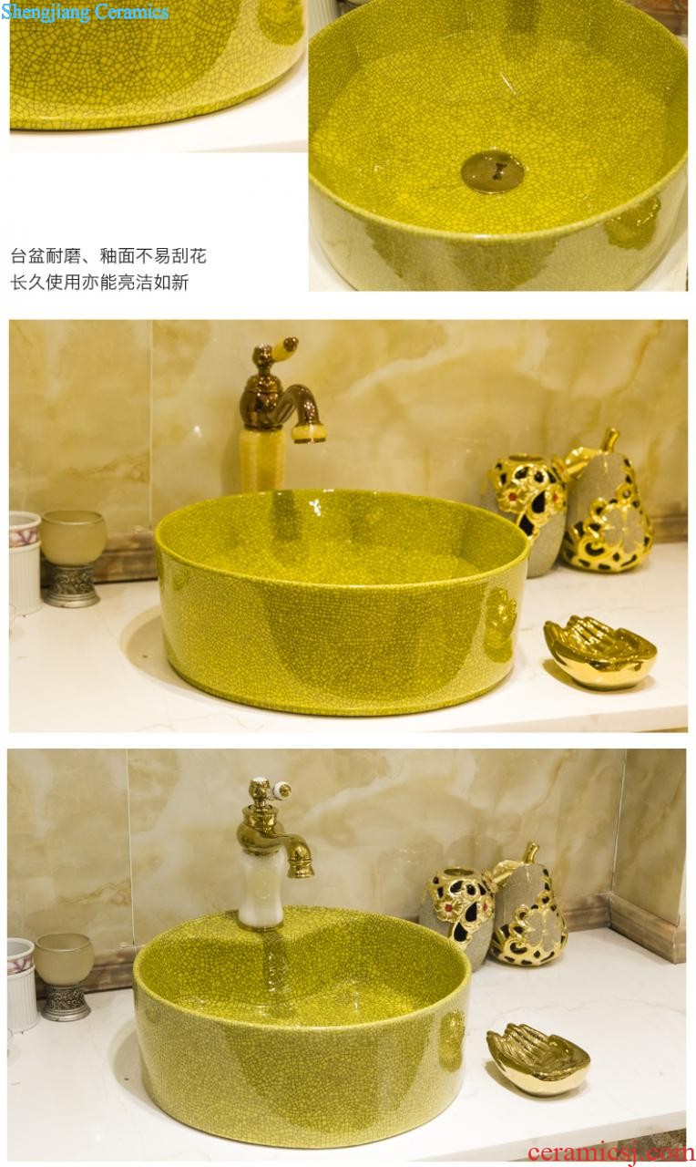 Retro mop pool large ceramic wash mop pool balcony mop mop pool toilet basin water automatically