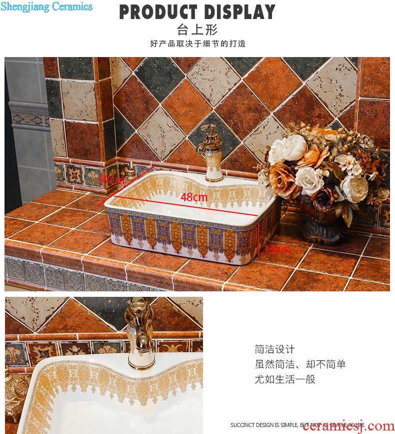 Lavabo ceramic column toilet bowl washing pool balcony sink lavatory toilet pillar landing