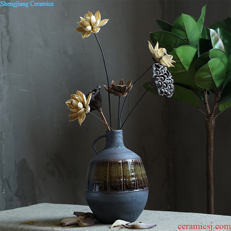 Jingdezhen ceramic vase furnishing articles sitting room porch hand-painted vases contracted household adornment style floor vase