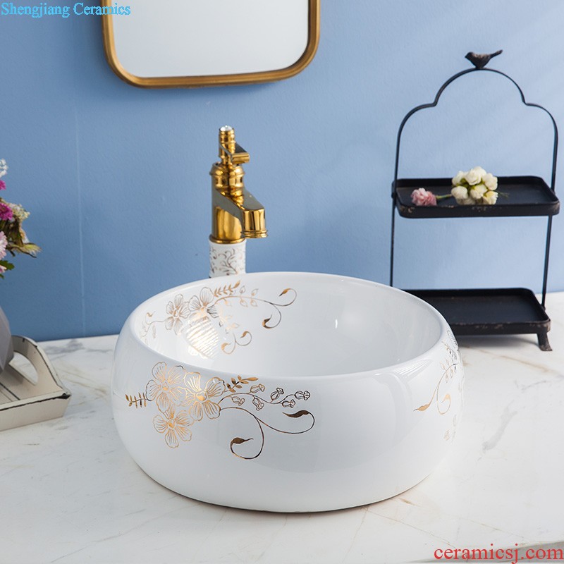 The oval art basin stage basin on the ceramic toilet lavabo lavatory ceramic face basin basin