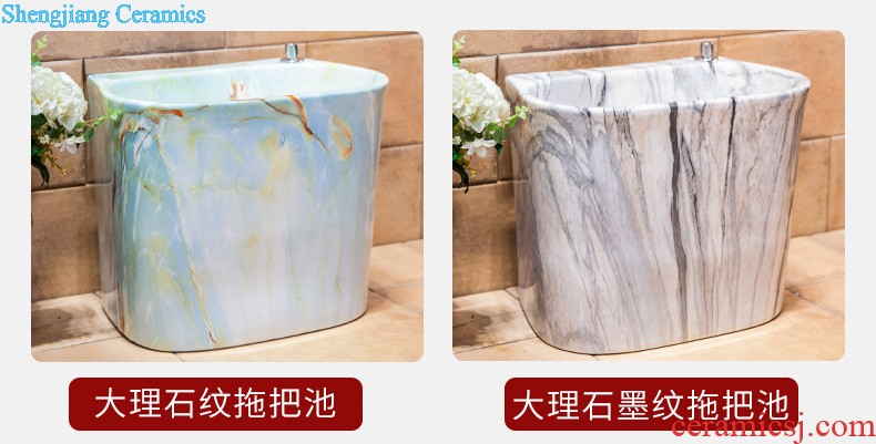 Koh larn, qi stage basin square square the lavabo Mosaic bathroom art basin basin ceramic lavatory basin