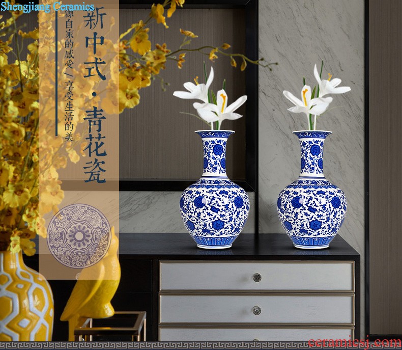 Creative jingdezhen ceramics vase furnishing articles hand-painted thin foetus ikea household act the role ofing is tasted sitting room adornment ark furnishing articles