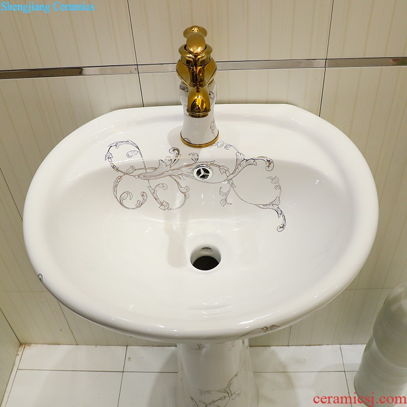 Ceramic balcony pool to wash the mop pool mop basin slot mop pool toilet small household floor mop pool