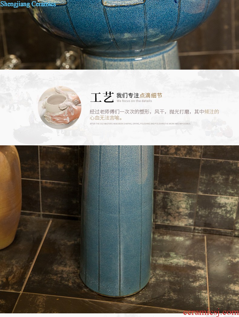 M beautiful stage basin of jingdezhen ceramic lavabo that defend bath lavatory basin art basin Wing flowers