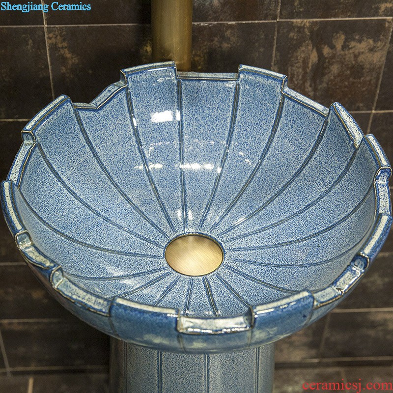 M beautiful stage basin of jingdezhen ceramic lavabo that defend bath lavatory basin art basin Wing flowers