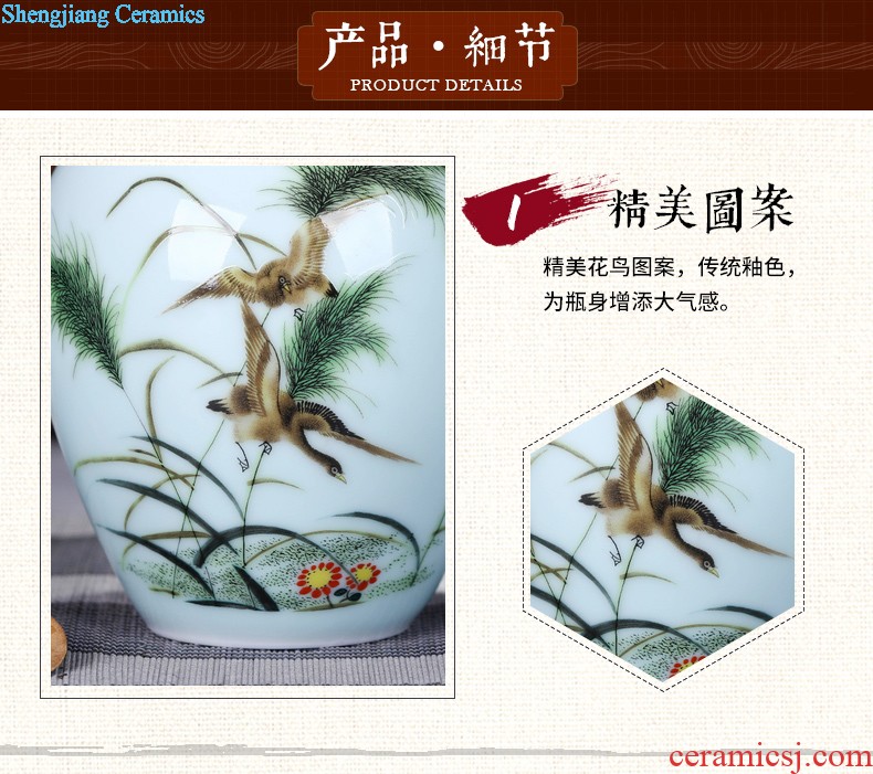 Wine accessories furnishing articles of jingdezhen ceramic crafts creative furnishing articles of contemporary sitting room household act the role ofing is tasted