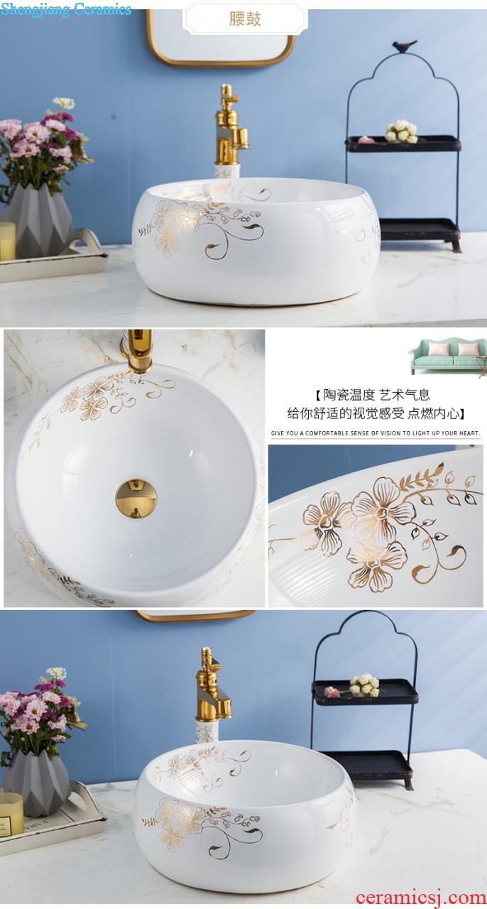 The oval art basin stage basin on the ceramic toilet lavabo lavatory ceramic face basin basin