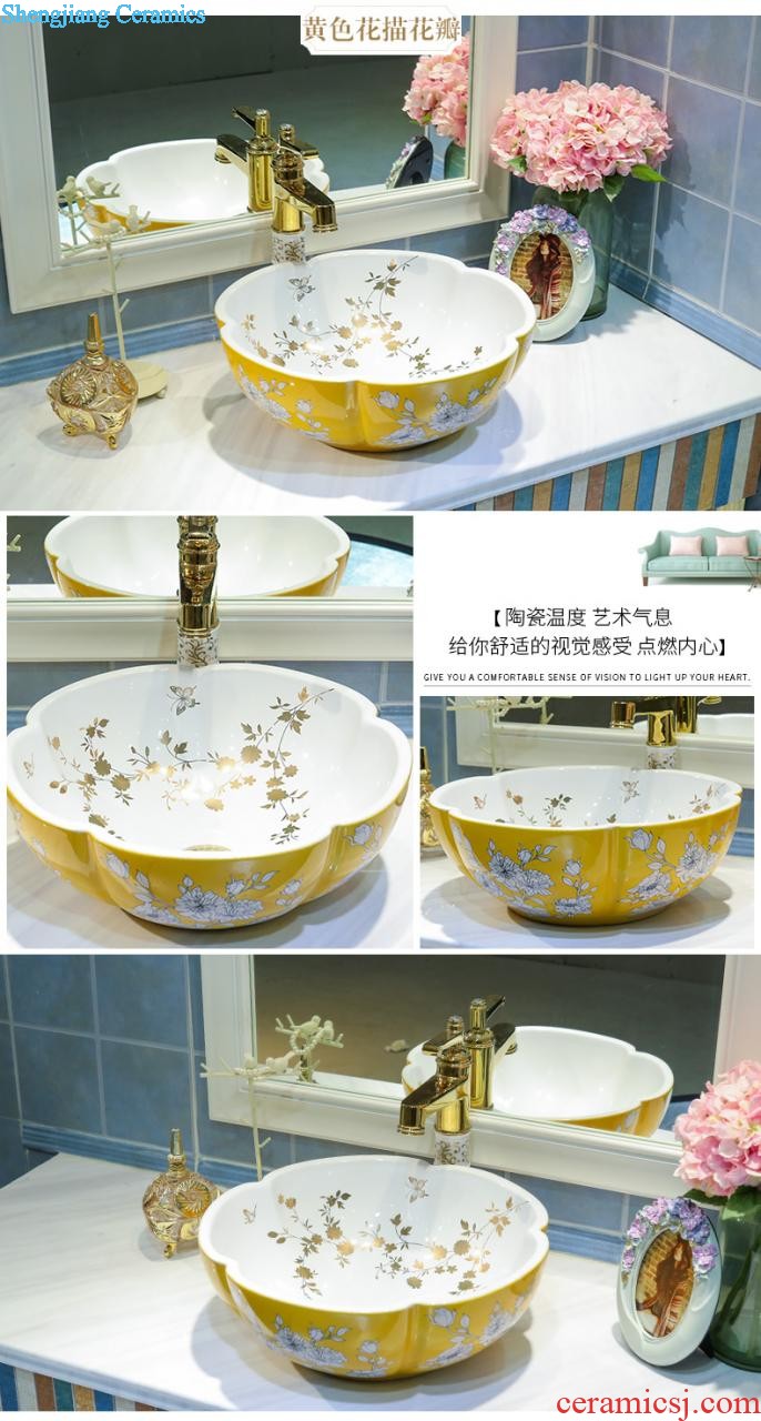 M beauty increase stage basin ceramic toilet lavabo that defend bath lavatory basin art wing texture