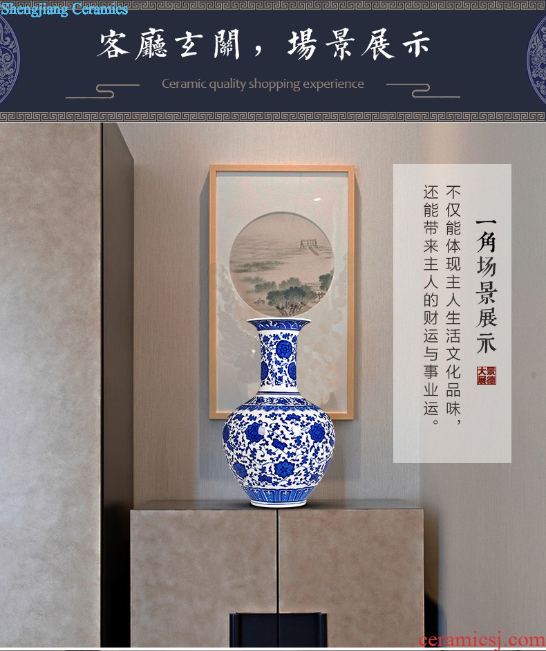 Creative jingdezhen ceramics vase furnishing articles hand-painted thin foetus ikea household act the role ofing is tasted sitting room adornment ark furnishing articles