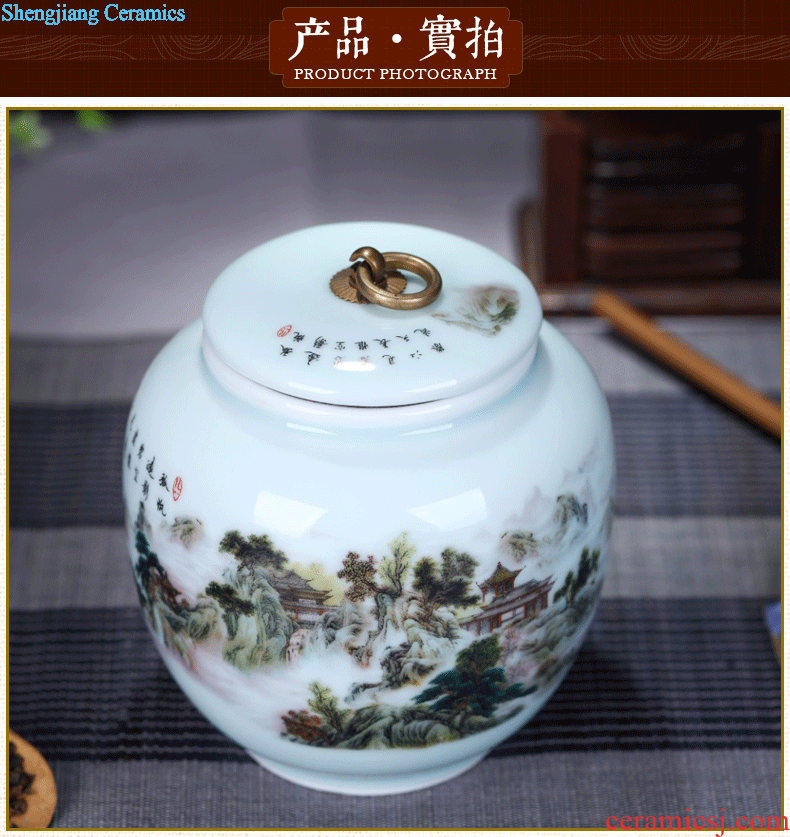 Jingdezhen ceramics antique blue and white porcelain vases, flower arrangement lucky bamboo vase home sitting room adornment is placed