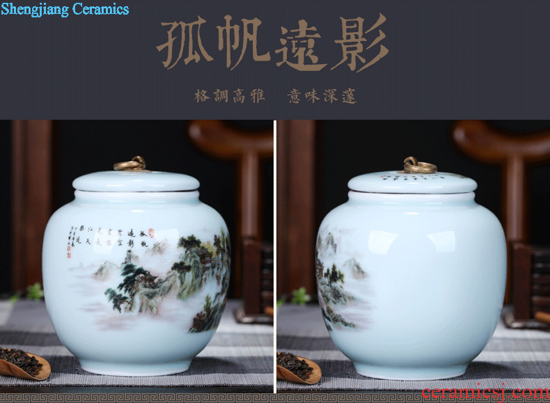 Jingdezhen ceramics antique blue and white porcelain vases, flower arrangement lucky bamboo vase home sitting room adornment is placed