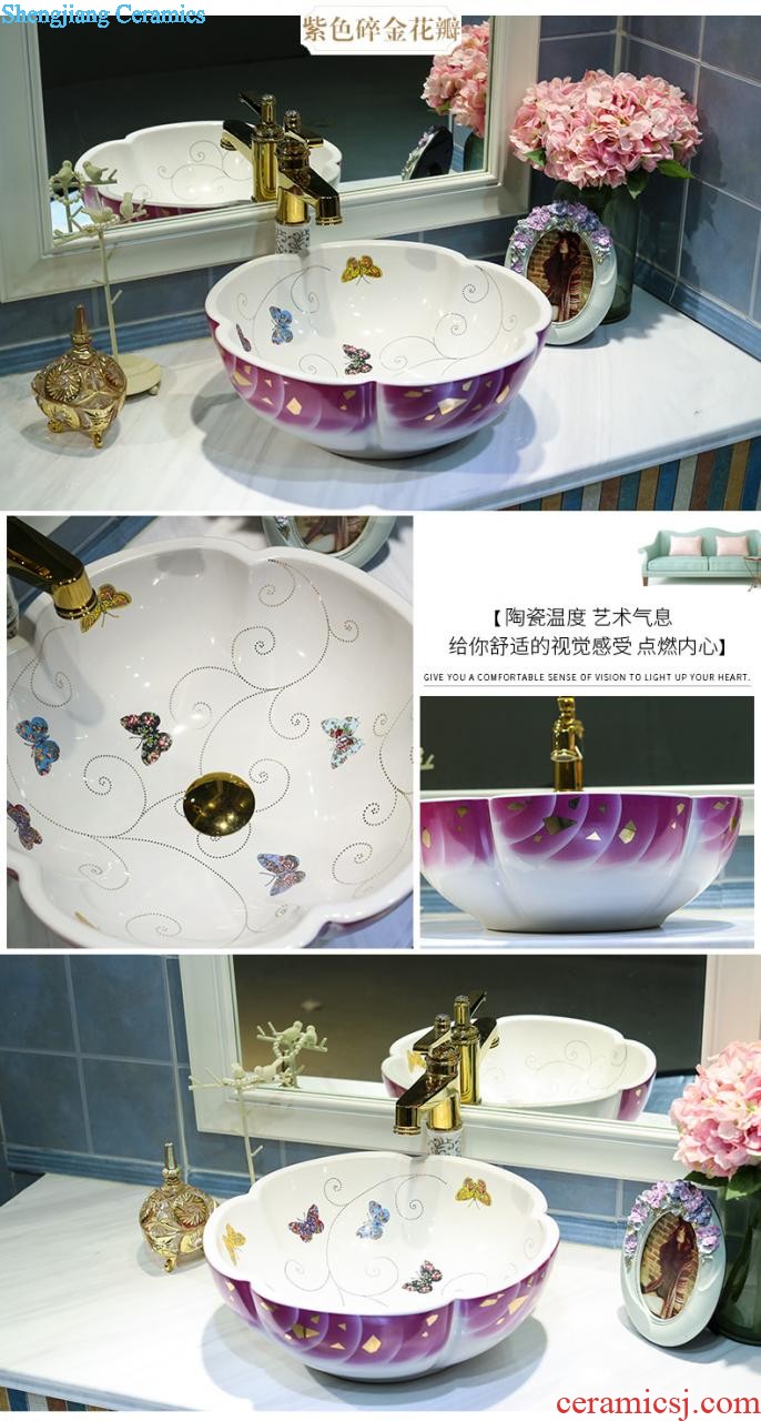 M beauty increase stage basin ceramic toilet lavabo that defend bath lavatory basin art wing texture